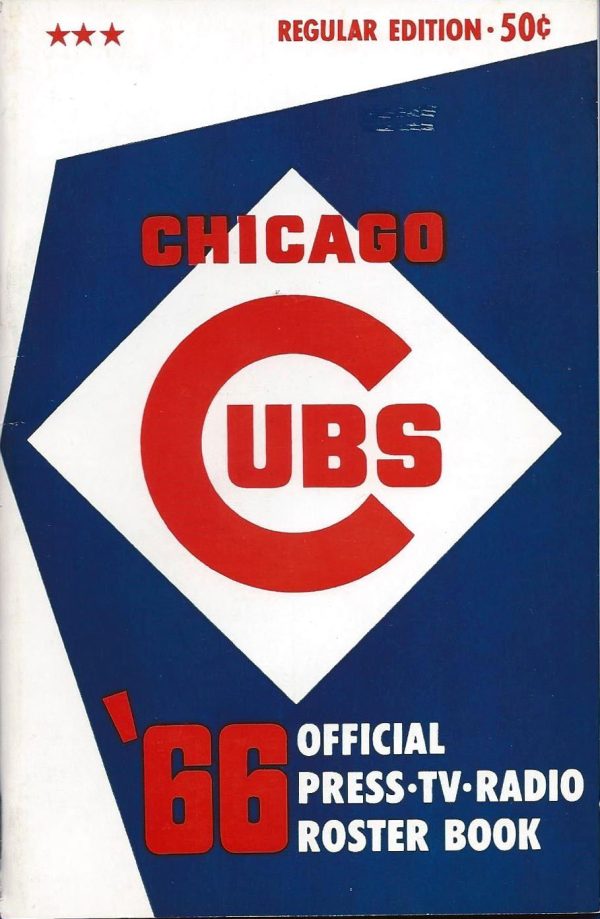 1966 Chicago Cubs media guide