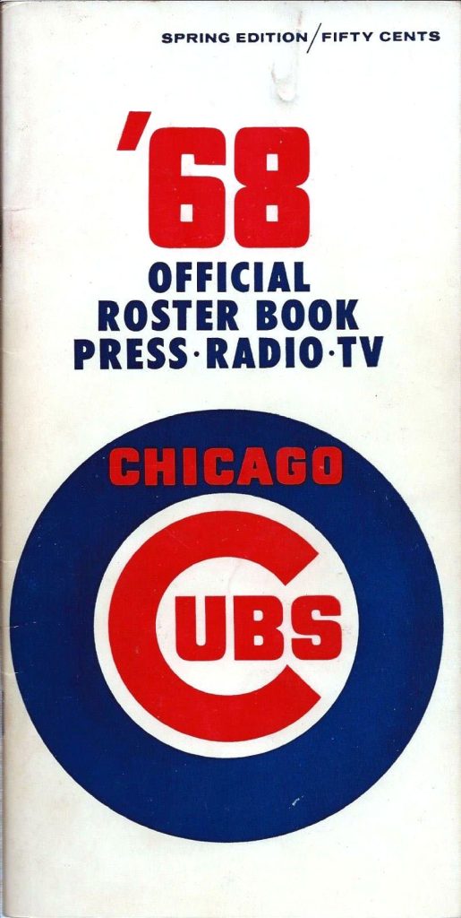 1968 Chicago Cubs media guide