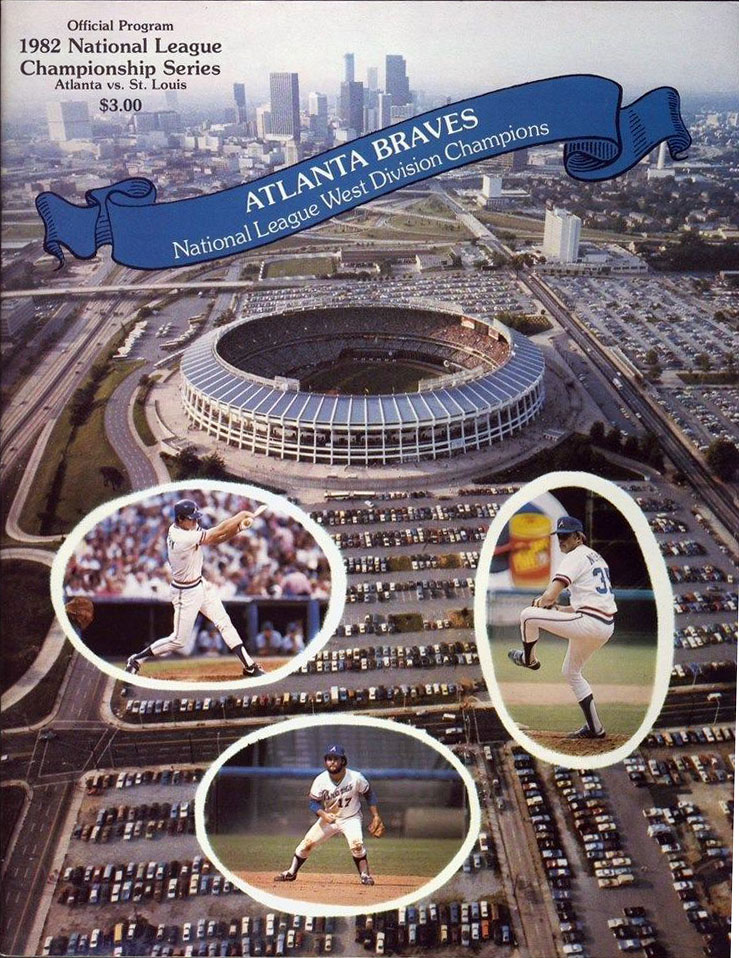 MLB NLCS Program: Atlanta Braves (1982)