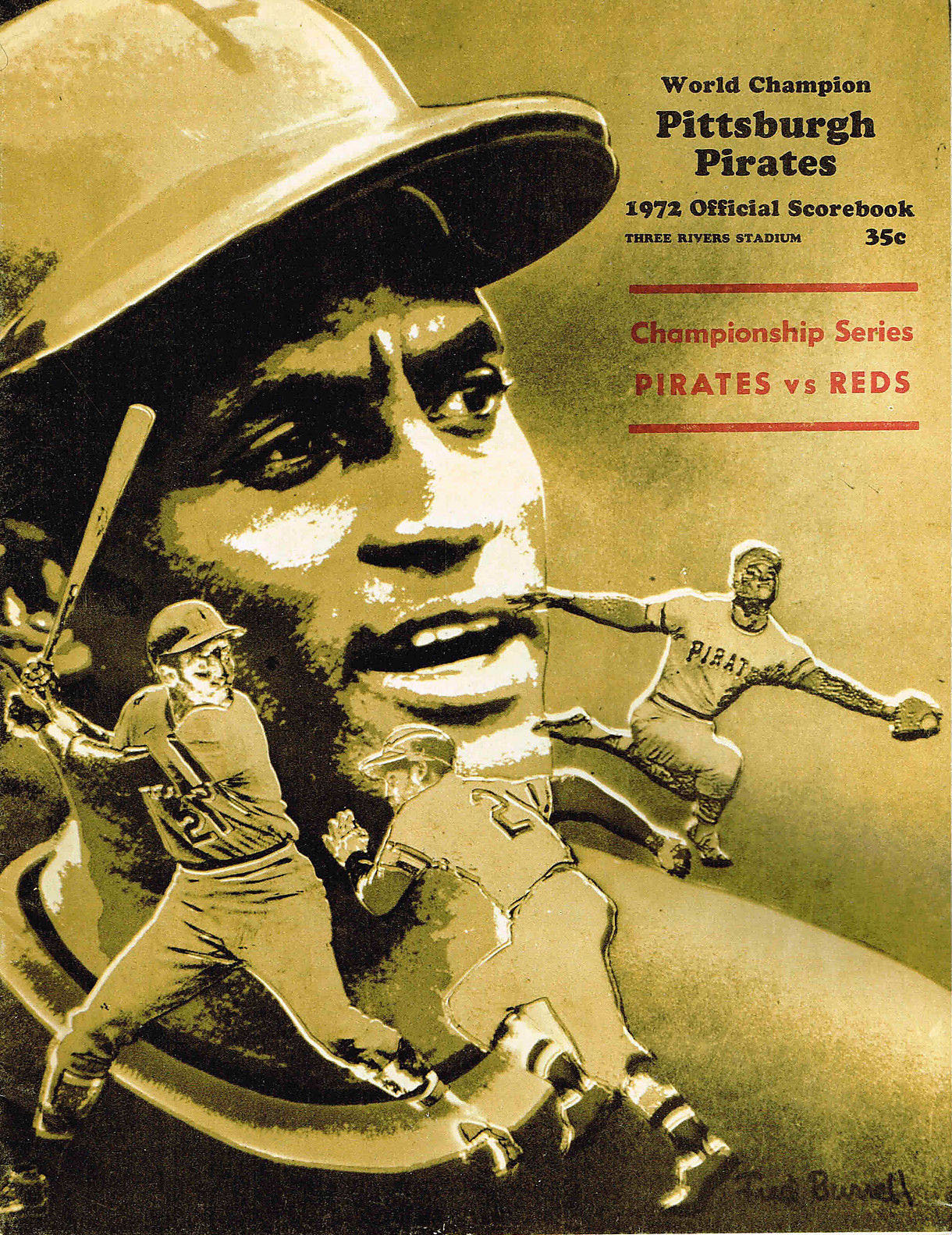 MLB NLCS Program: Pittsburgh Pirates (1972)