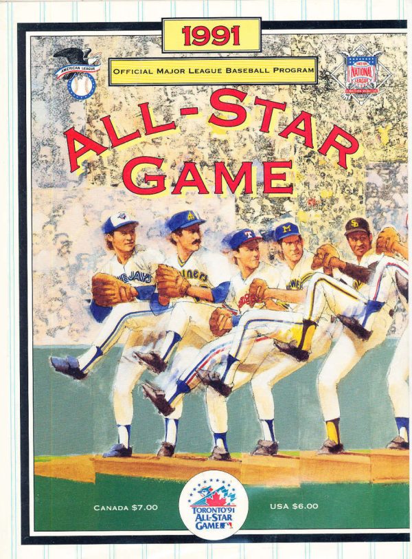 1991 Major League Baseball All-Star Game program