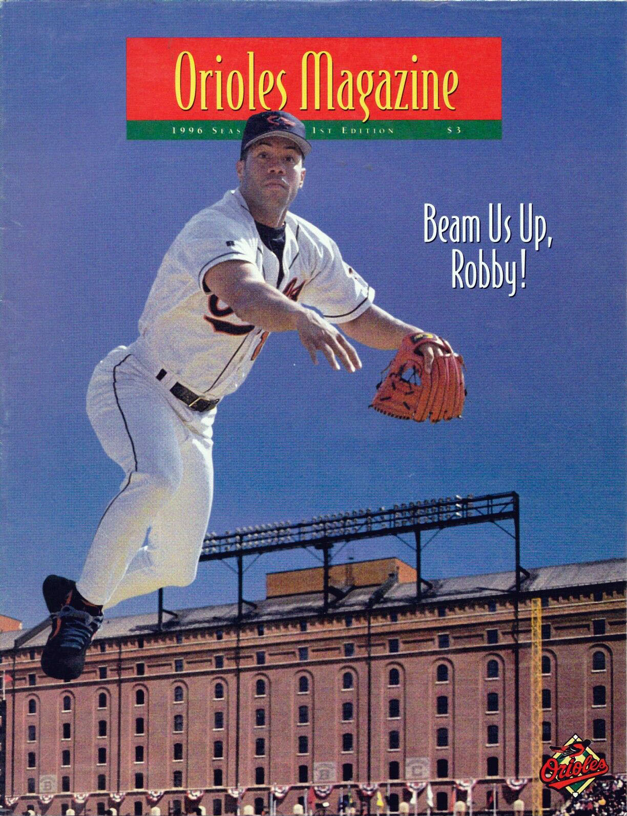 1996 Baltimore Orioles program