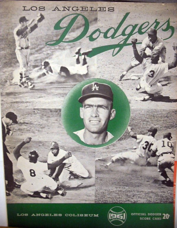 1961 Los Angeles Dodgers program