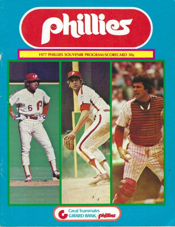 1977 Philadelphia Phillies program