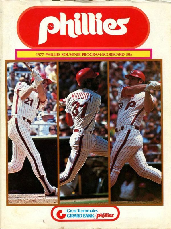 1977 Philadelphia Phillies program