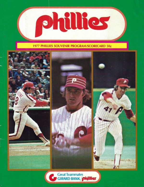 1977 Philadelphia Phillies program