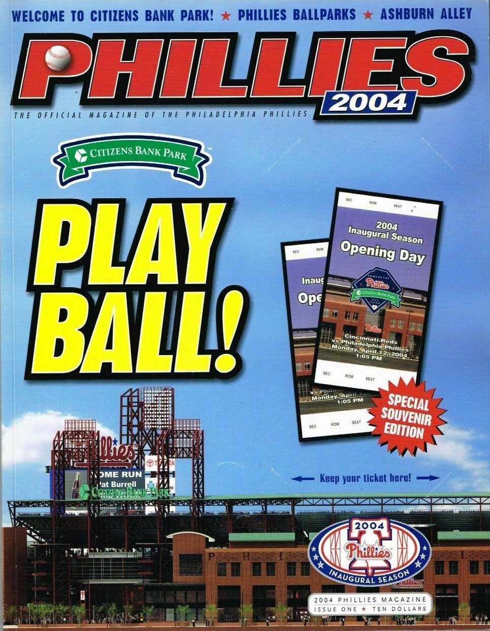 2004 Philadelphia Phillies program