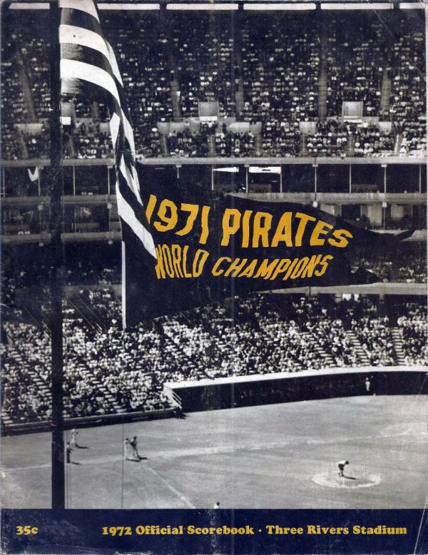 1972 Pittsburgh Pirates program