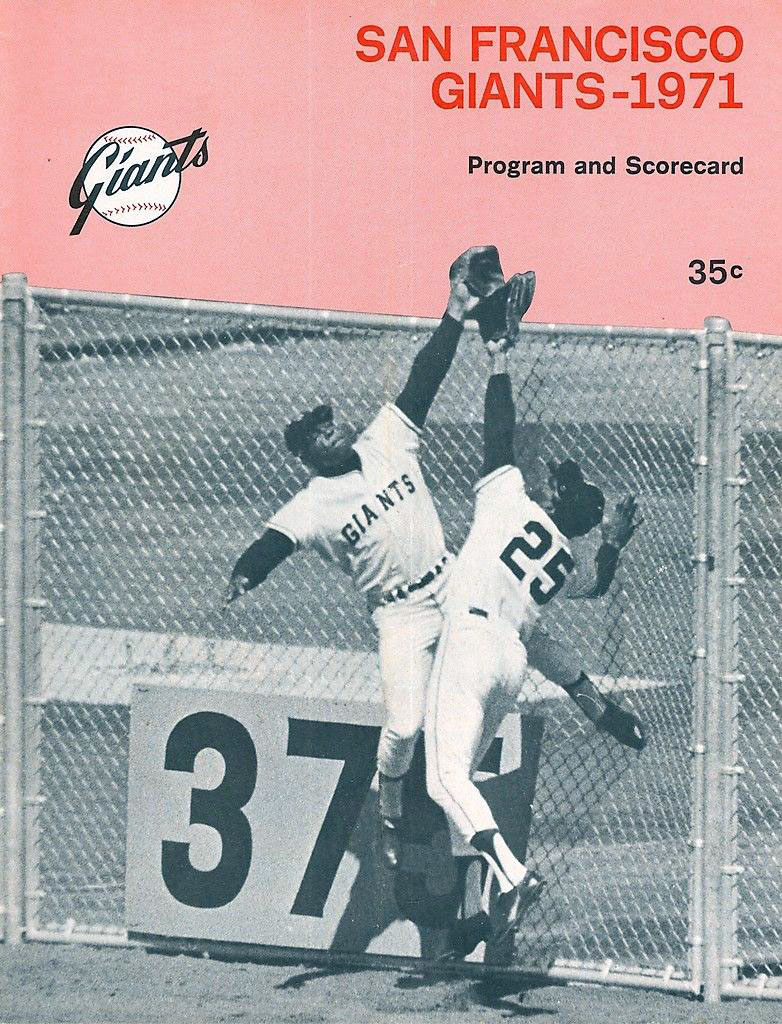 1971 San Francisco Giants program