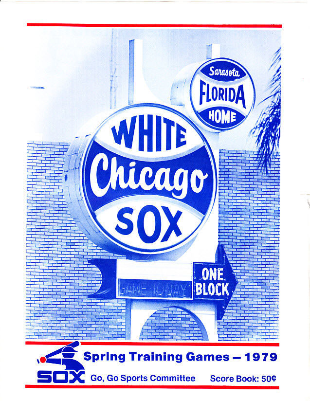 1979 Chicago White Sox spring training program