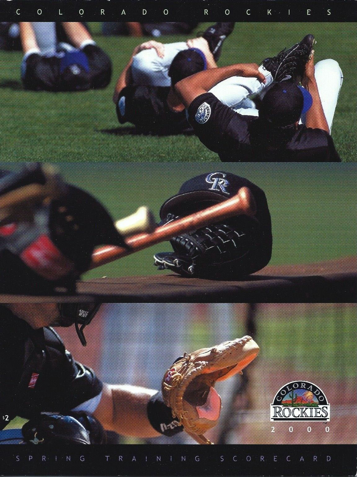 MLB Spring Training Program: Colorado Rockies (2000)