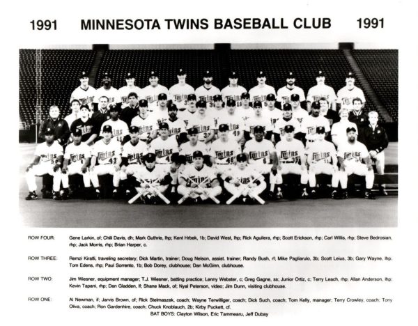 1991 Minnesota Twins Team Photo