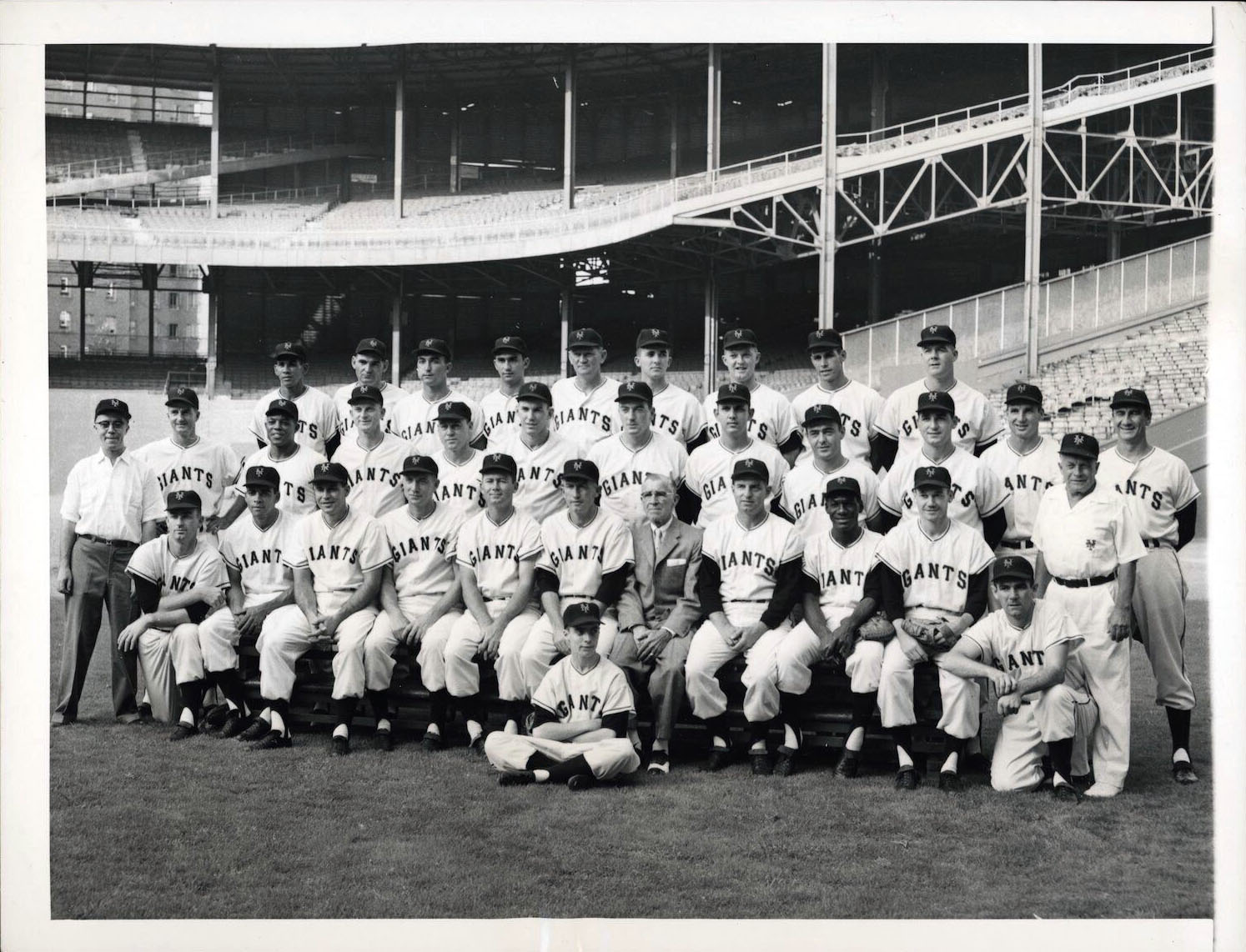 1957 New York Giants Team Photo