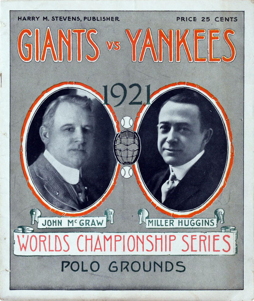 MLB World Series Program: New York Giants vs. New York Yankees (1921)