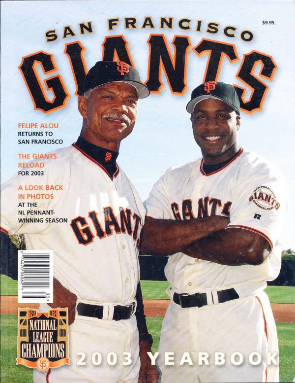 2003 San Francisco Giants yearbook