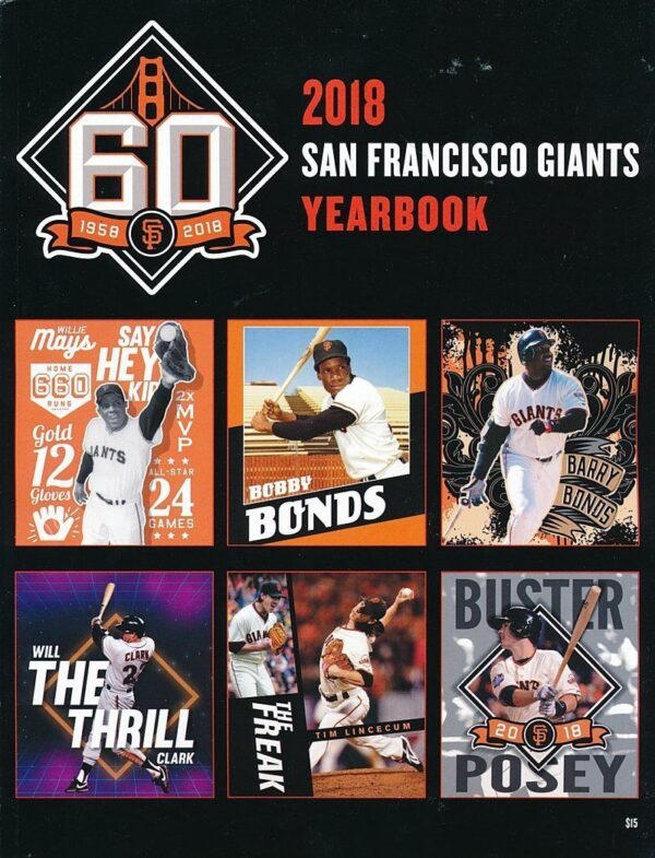 2018 San Francisco Giants yearbook
