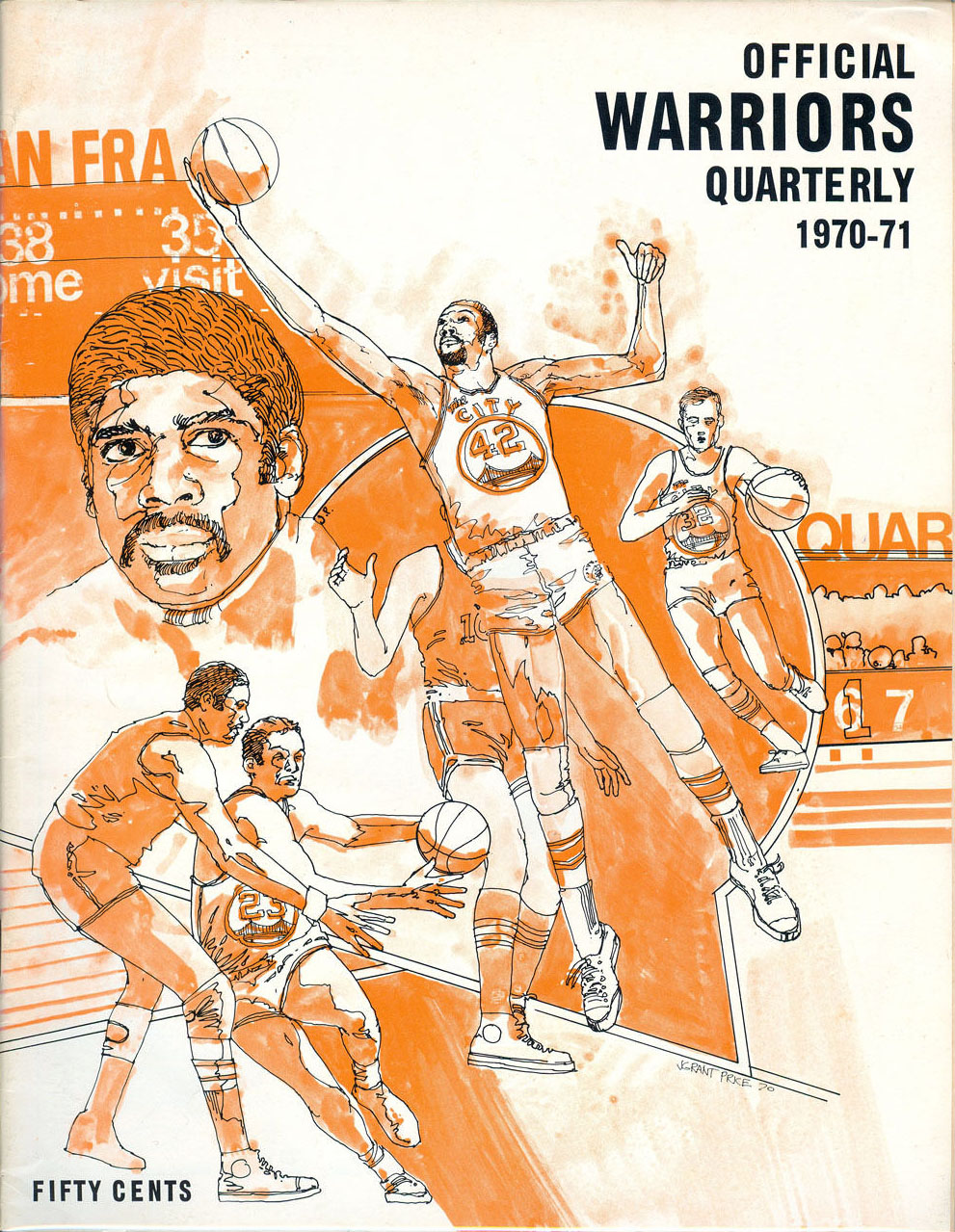 1970-71 San Francisco Warriors program