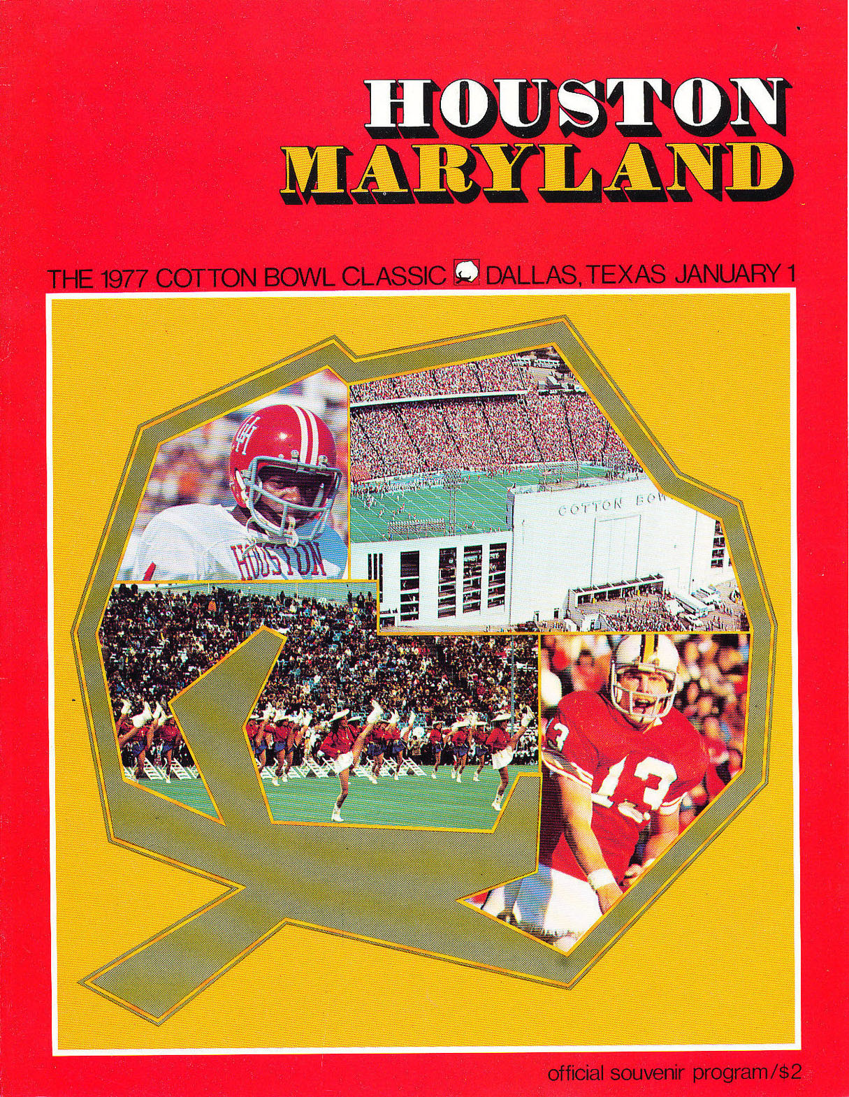 NCAA Bowl Game Program: 1977 Cotton Bowl