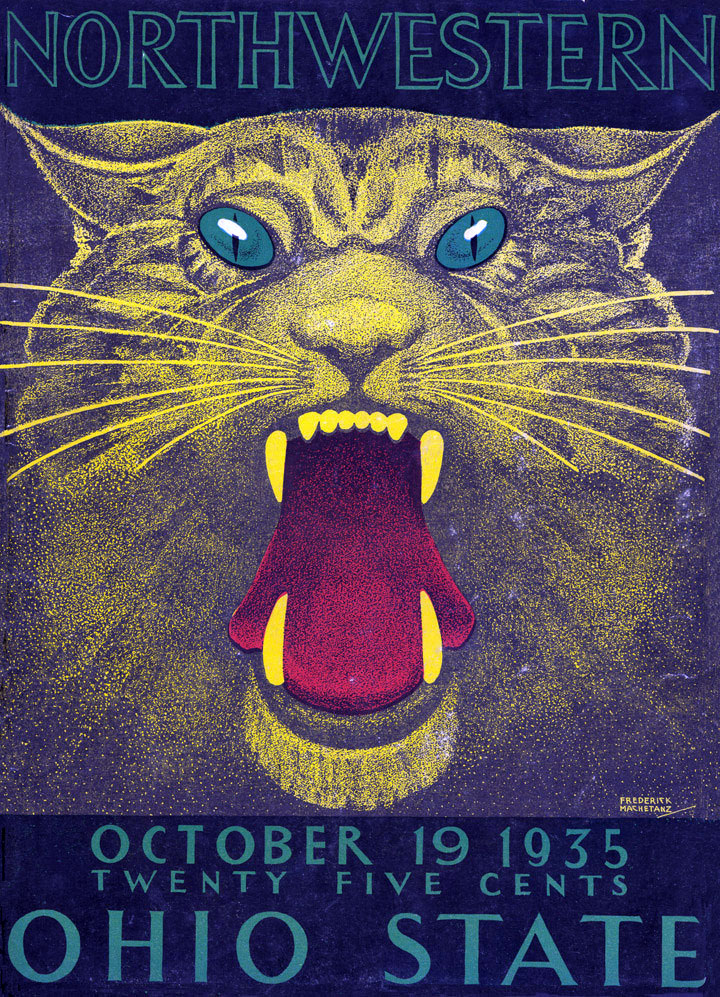 College Football Program: Ohio State Buckeyes vs. Northwestern Wildcats (October 19, 1935)