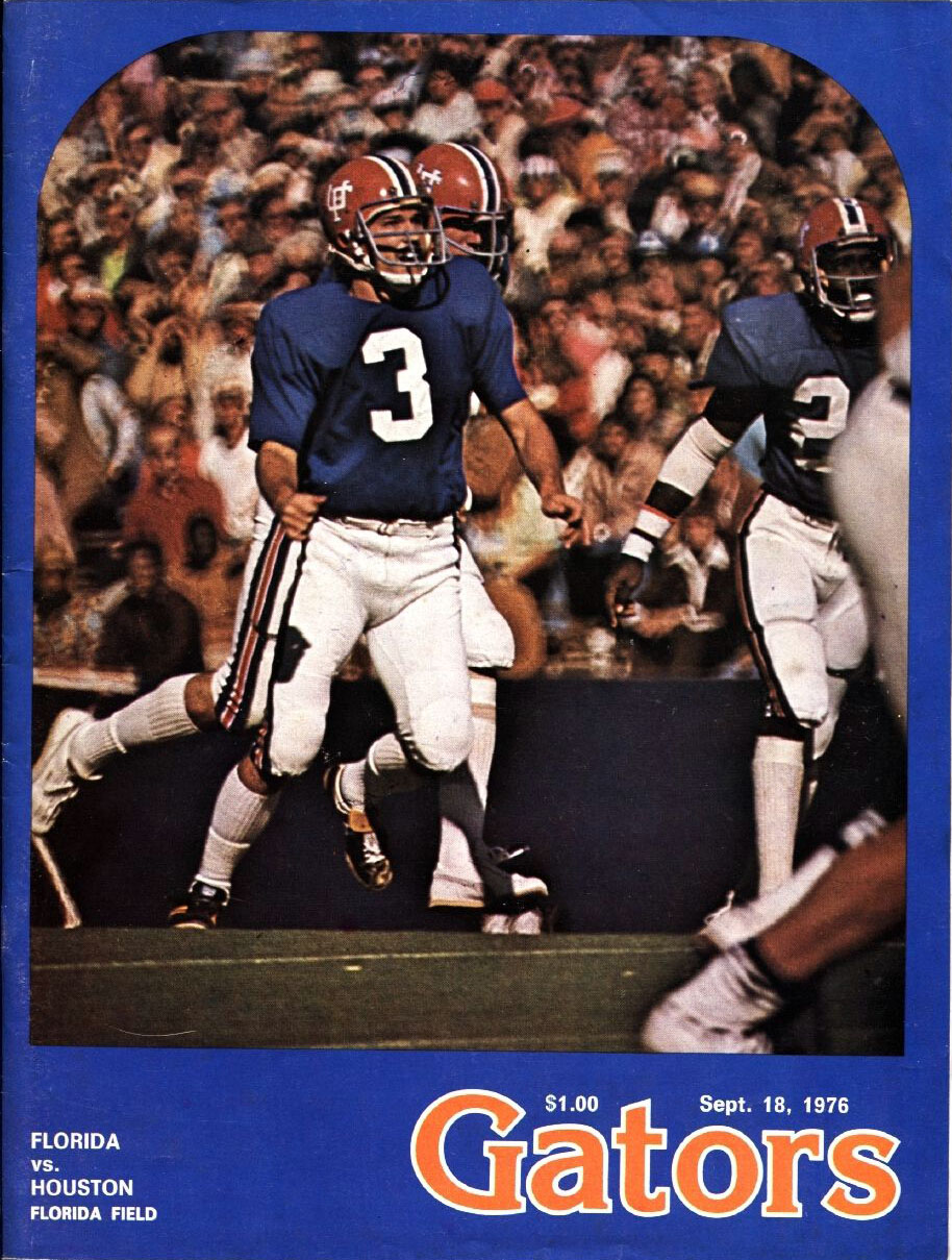 College Football Program: Florida Gators vs. Houston Cougars (September 18, 1976)