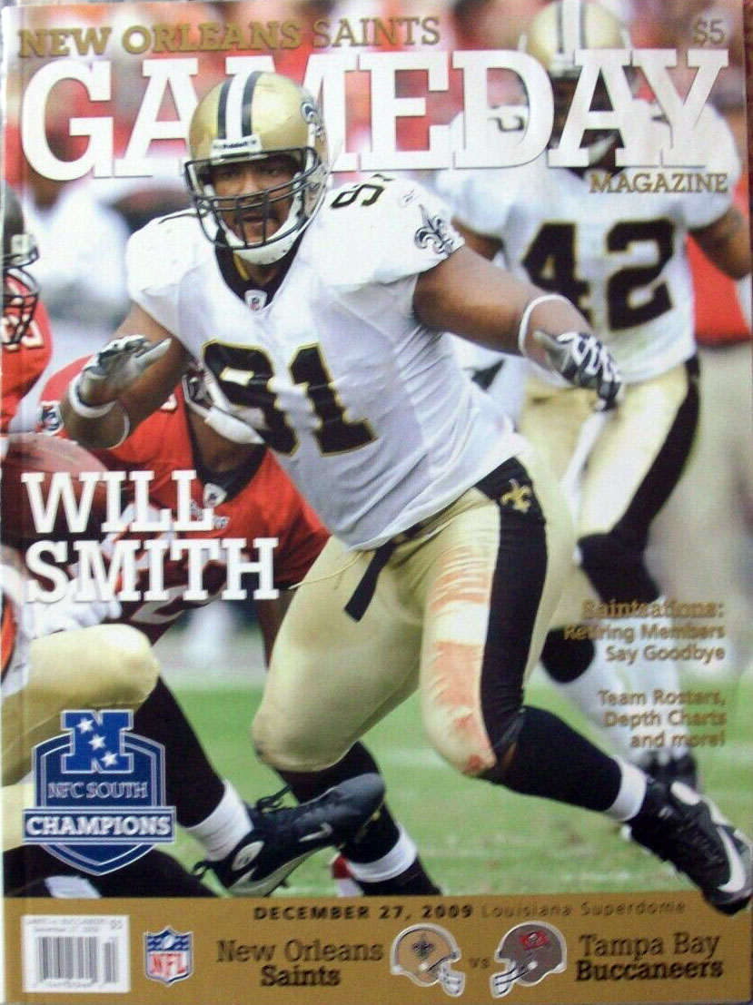 NFL Program: New Orleans Saints vs. Tampa Bay Buccaneers (December 27, 2009)