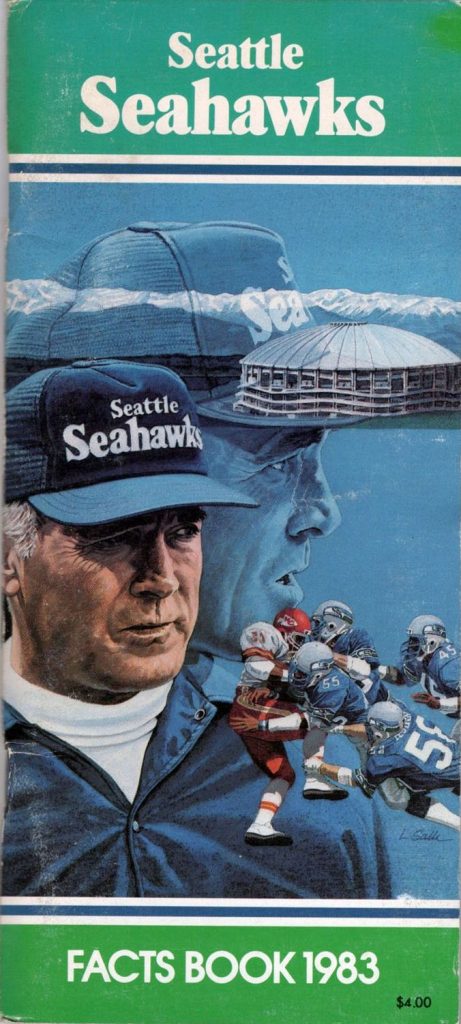 1983 Seattle Seahawks media guide