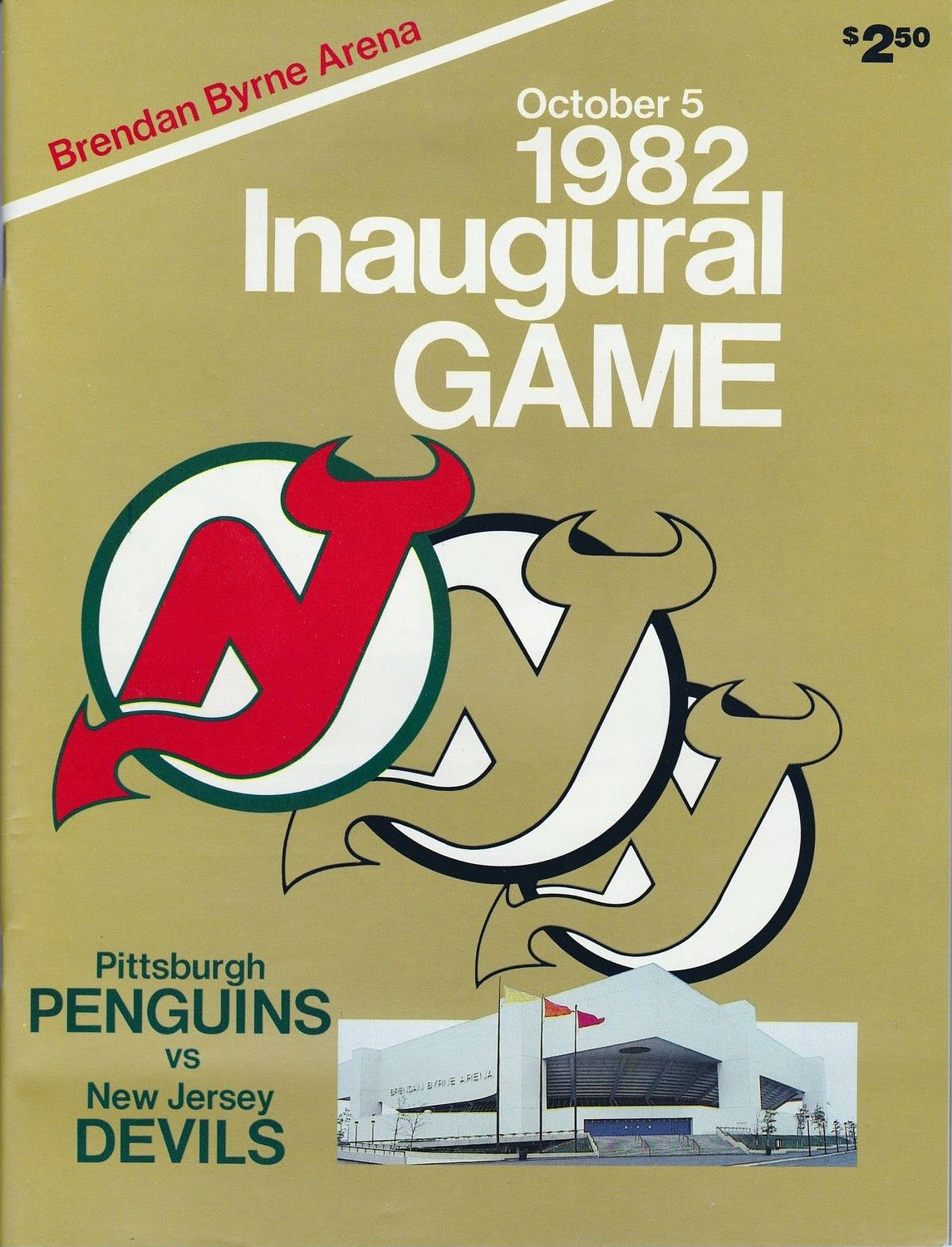 New Jersey Devils vs. Pittsburgh Penguins (October 5, 1982)