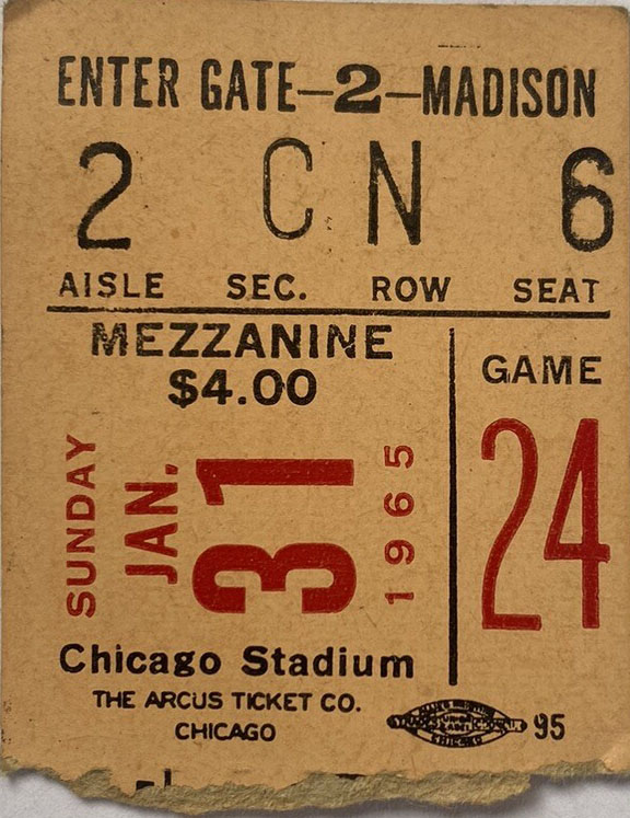 1964-65 Chicago Black Hawks