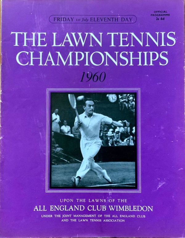 1960 Wimbledon Championships program (day 11)