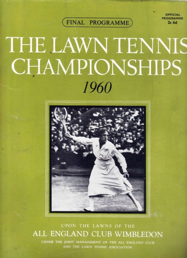 1960 Wimbledon Championships program (final)