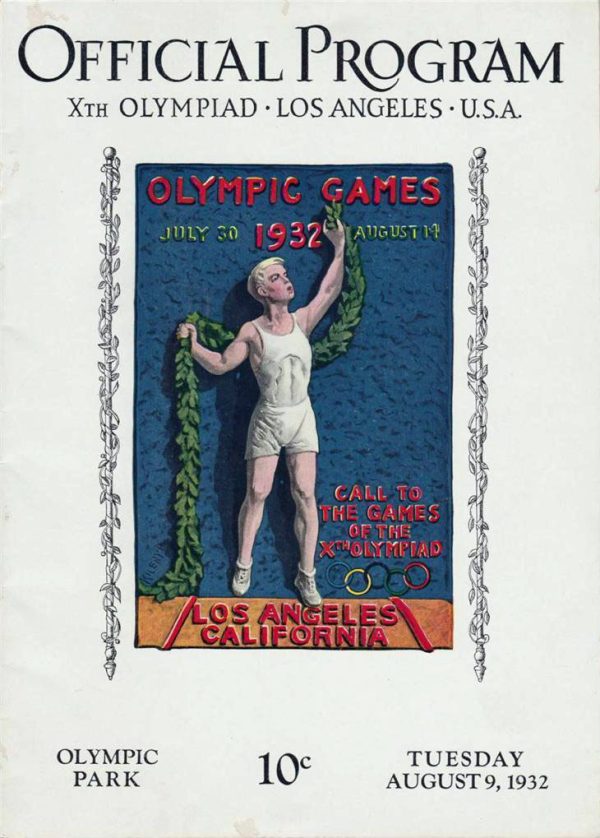 1932 Summer Olympics program