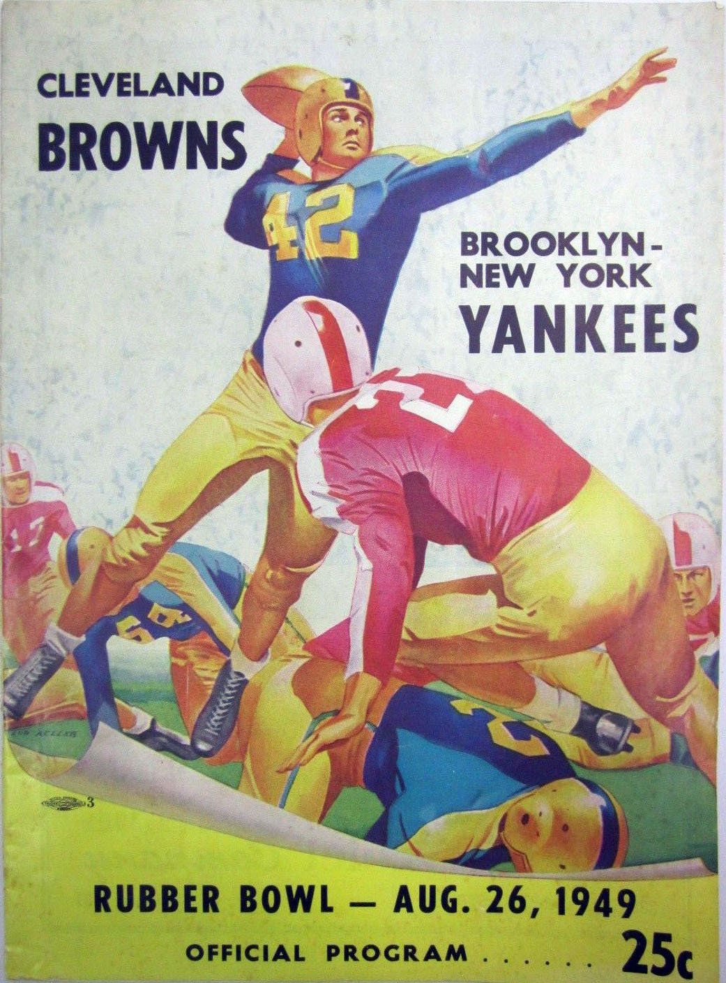 Cleveland Browns vs. Brooklyn-New York Yankees (August 26, 1949)