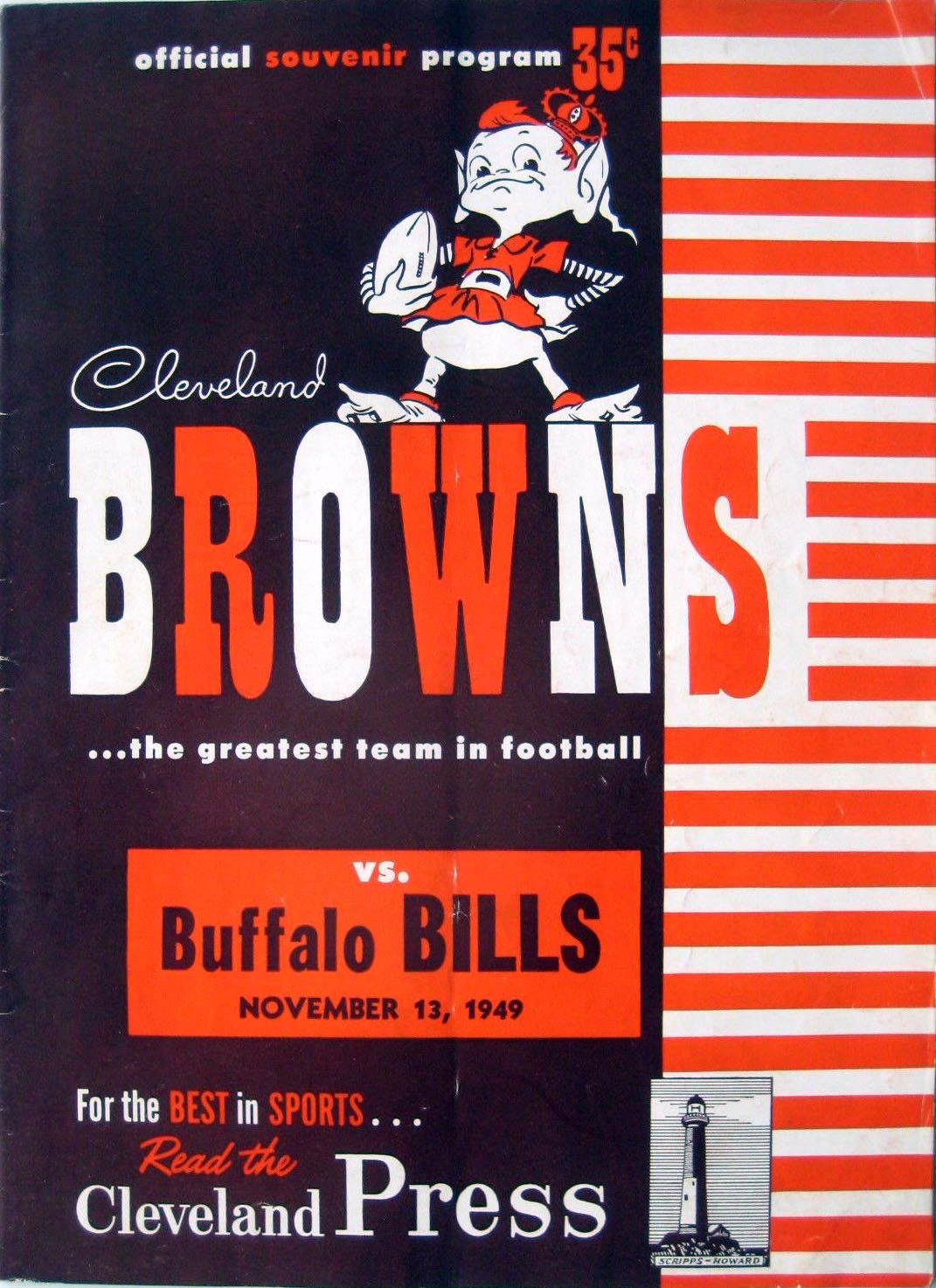 Cleveland Browns vs. Buffalo Bills (November 13, 1949)