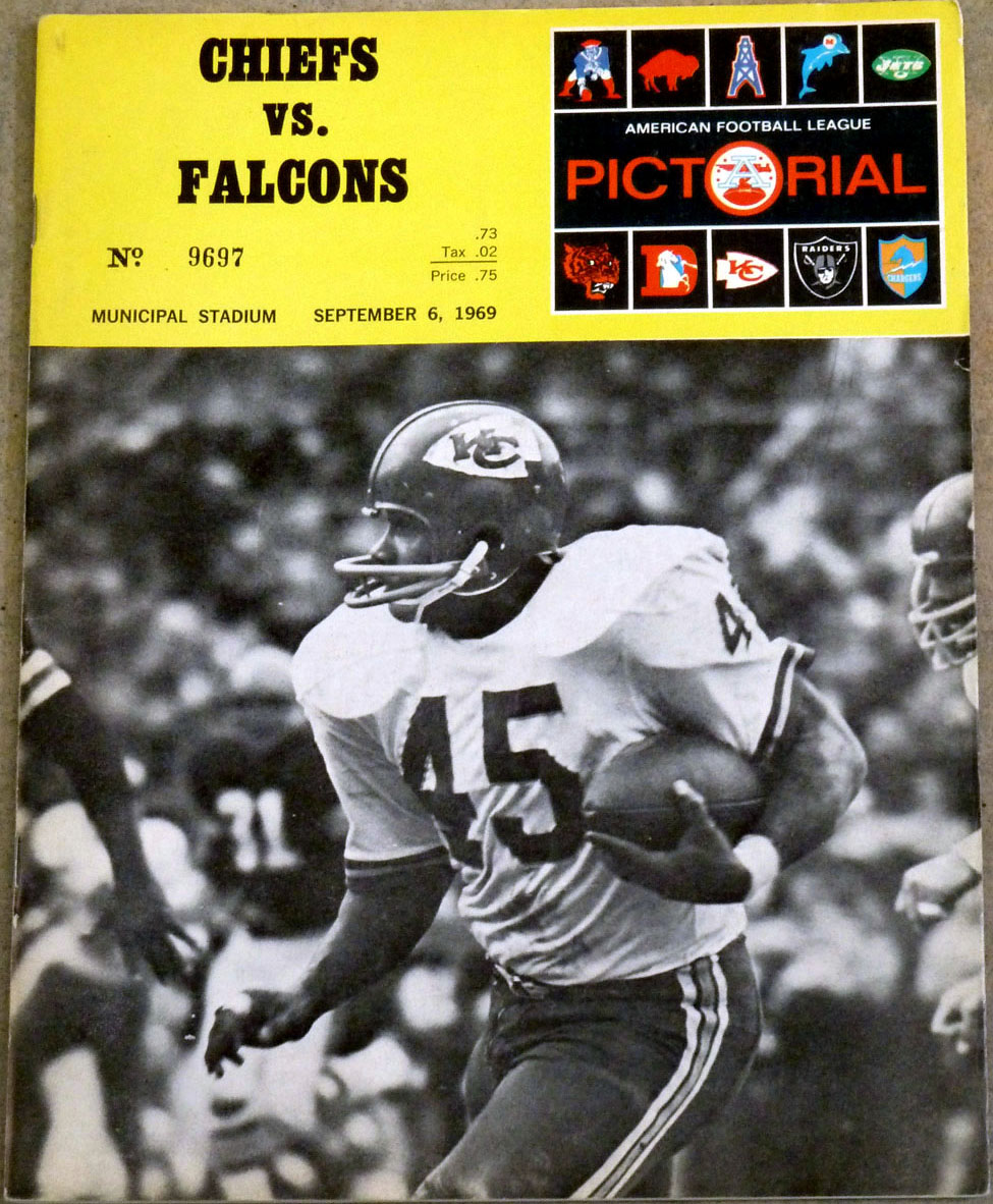 AFL Program: Kansas City Chiefs vs. Atlanta Falcons (September 6, 1969)