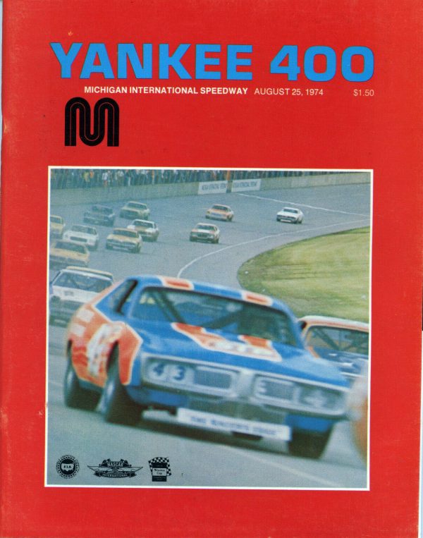 1974 Yankee 400 program