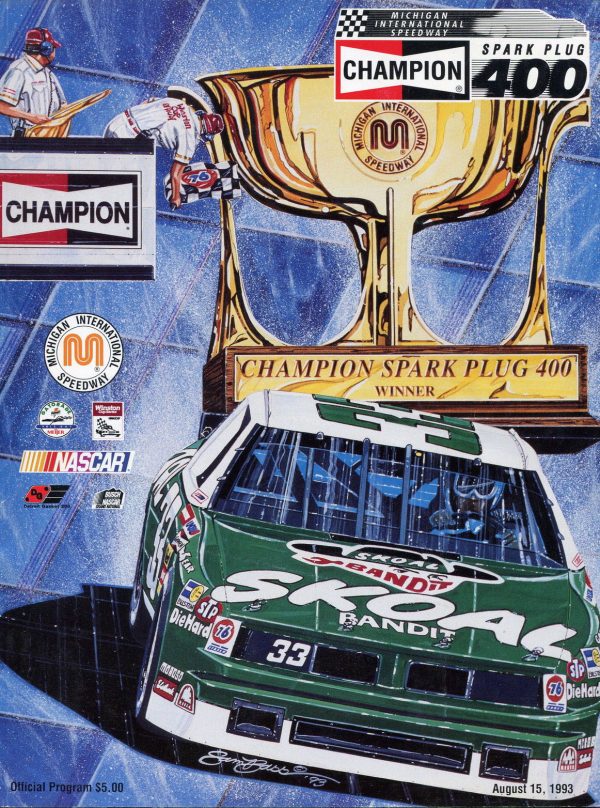 1993 Champion Spark Plug 400 program