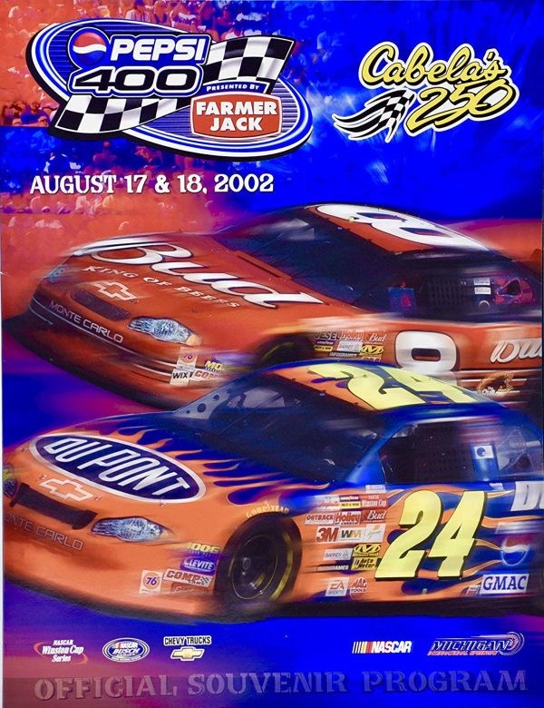 2002 Pepsi 400 program