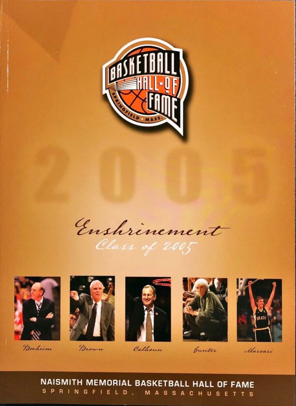 2005 Naismith Memorial Basketball Hall of Fame program