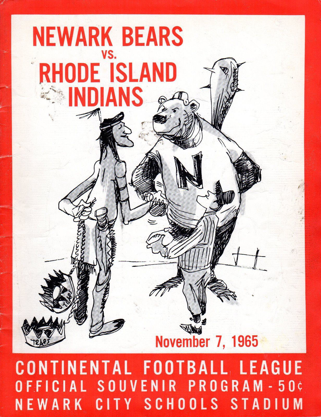 Newark Bears vs. Rhode Island Indians (November 7, 1965)