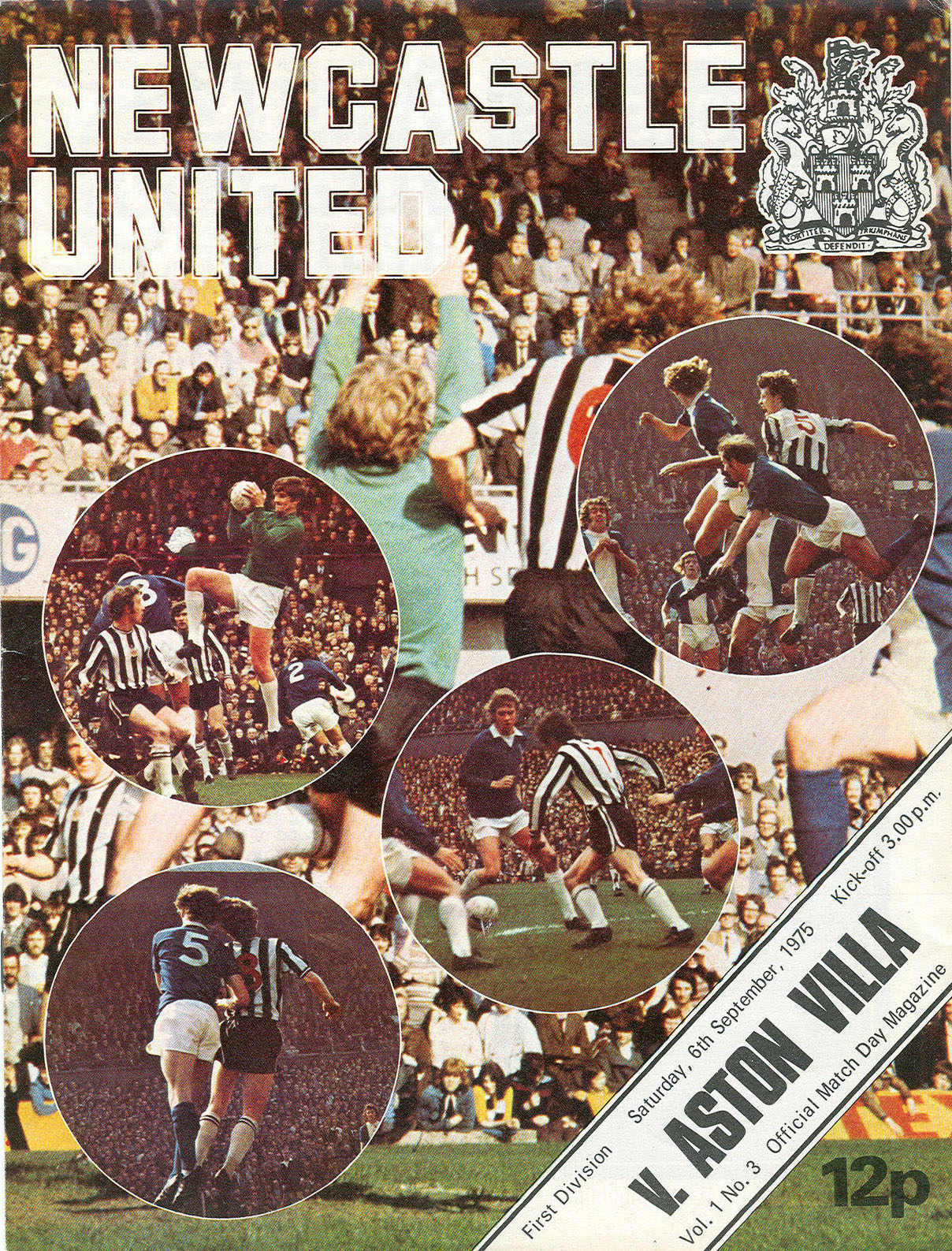 Newcastle United vs. Aston Villa (September 6, 1975)