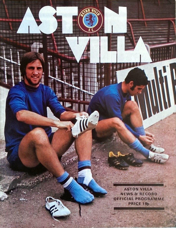 English Football Program: Aston Villa vs. Everton (November 22, 1975)