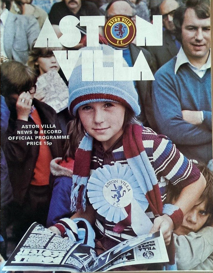 English Football Program: Aston Villa vs. Liverpool (April 10, 1976)