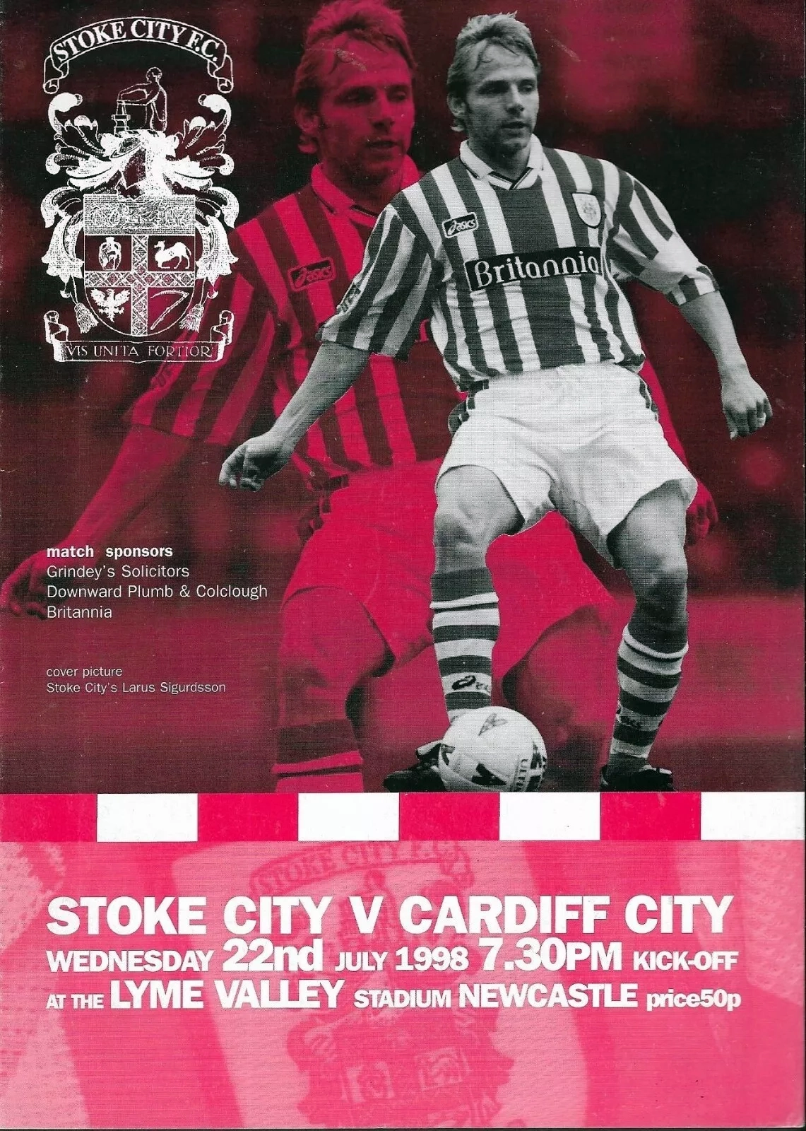 Stoke City vs. Cardiff City (July 22, 1998)