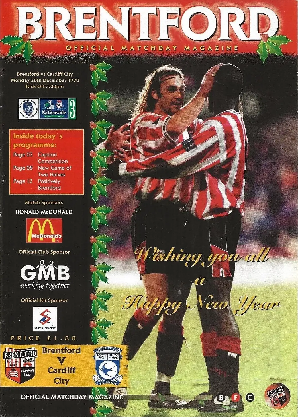 Brentford vs. Cardiff City (December 28, 1998)