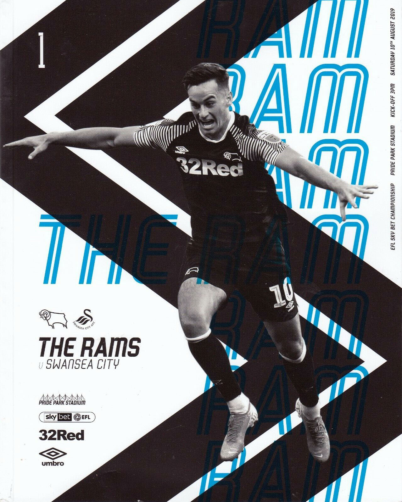 Derby County vs. Swansea City (August 10, 2019)