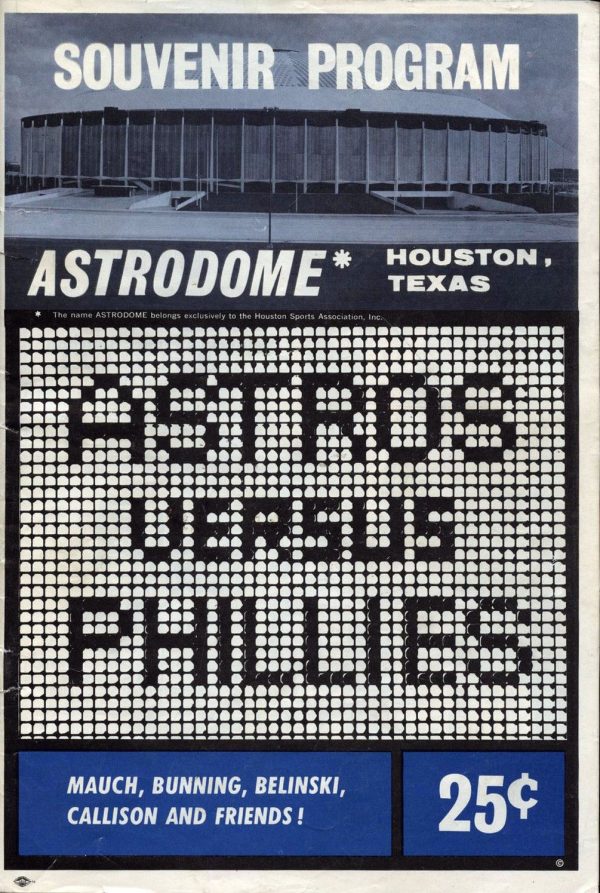 1965 Houston Astros program