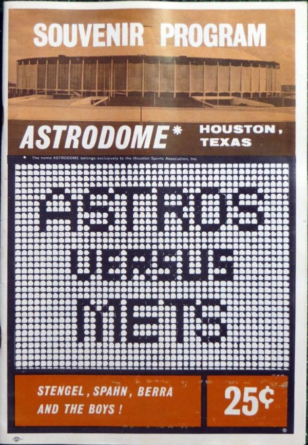 1965 Houston Astros program