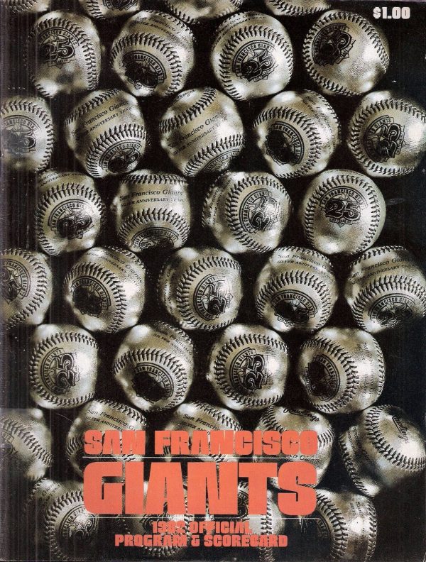 1982 San Francisco Giants program