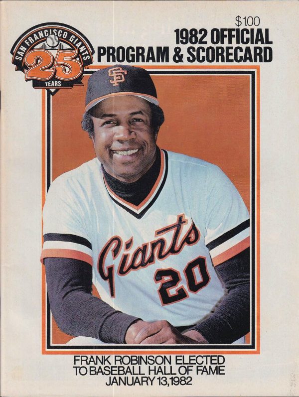 1982 San Francisco Giants program