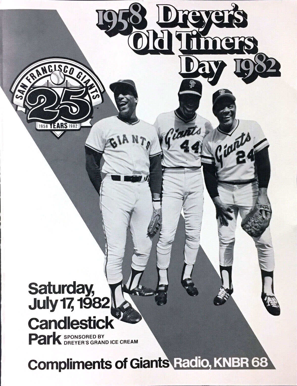 1982 San Francisco Giants program